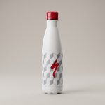 cola style thermal flask - white
